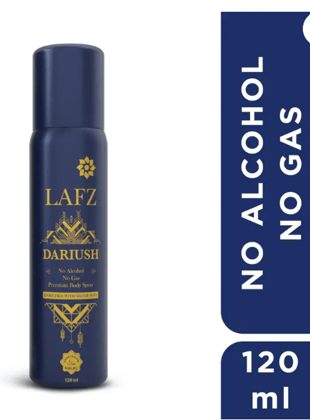Lafz – Dariush Premium Body Spray (120 ML)