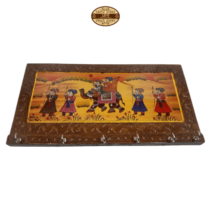 Handcrafted UV Print Key Hanger - Large, 30.5 cm x 16.5 cm