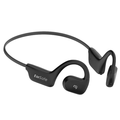 ng Earsafe Lite Air Conduction Open Ear Headphone, Dual Pairing Bluetooth Earphone, V5.2 Version & IPx5 Water Resistant, 12h+ Playtime, Type-C, Ideal for Sport, Workout, All Day Long Calls (Black) ng Earsafe Lite Air Conduction Open Ear Headphone, Dual P