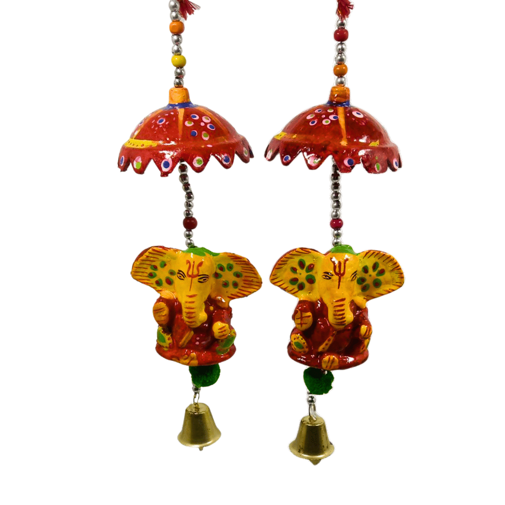 Decorative Ganesha Door Hangings Wall Art for Main Door/Living Room Home Decor, Pack of 2
