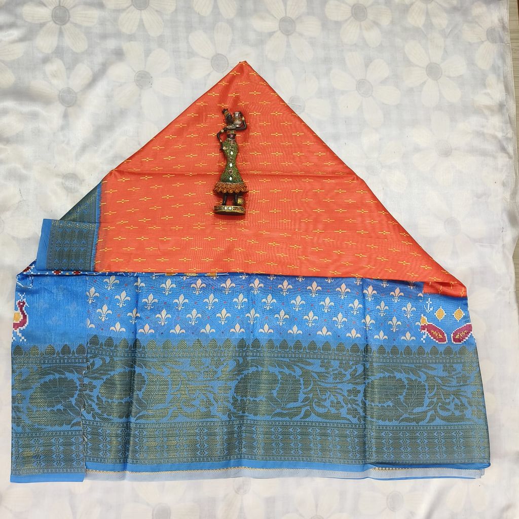 Poochampally Saree With Blouse