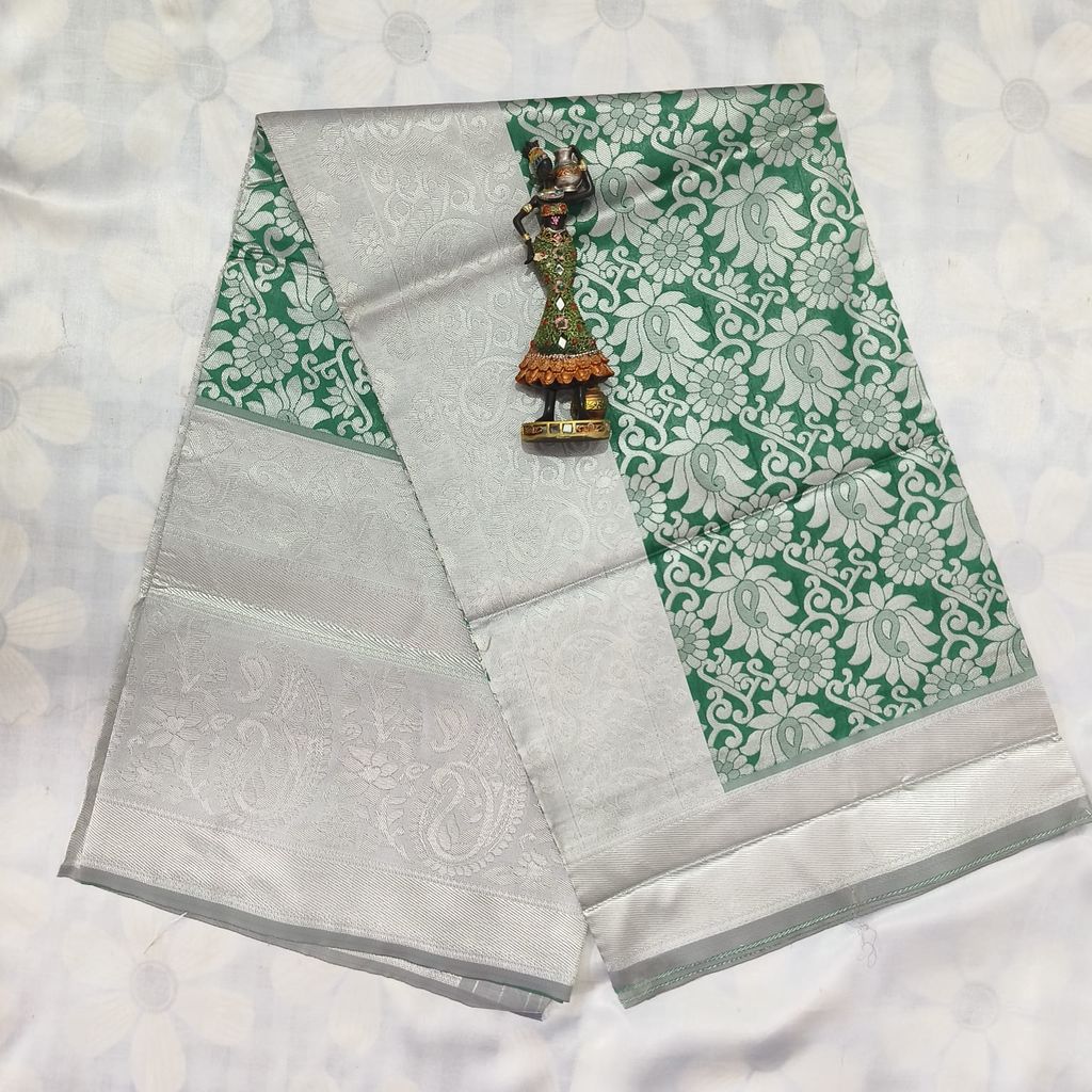 Tissue Silk Cotton Saree with Blouse