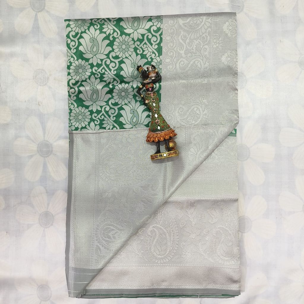 Tissue Silk Cotton Saree with Blouse