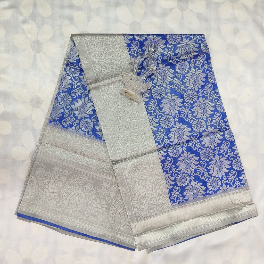 Tissue Silk Cotton Saree with Blouse