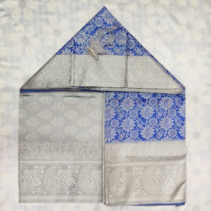 Tissue Silk Cotton Saree with Blouse