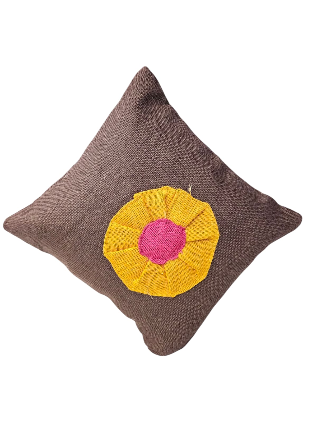 Jute Pop Cushion Covers – Set of 5
