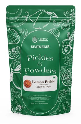 KEATS EATS LEMON PICKLE WITHOUT GARLIC