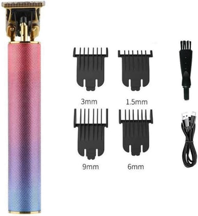  Hair Clippers for Men T-Blade Hair Trimmer 0mm Baldheaded Hair Clippers Zero Gapped Detail Beard Shaver Barbershop (colorful)