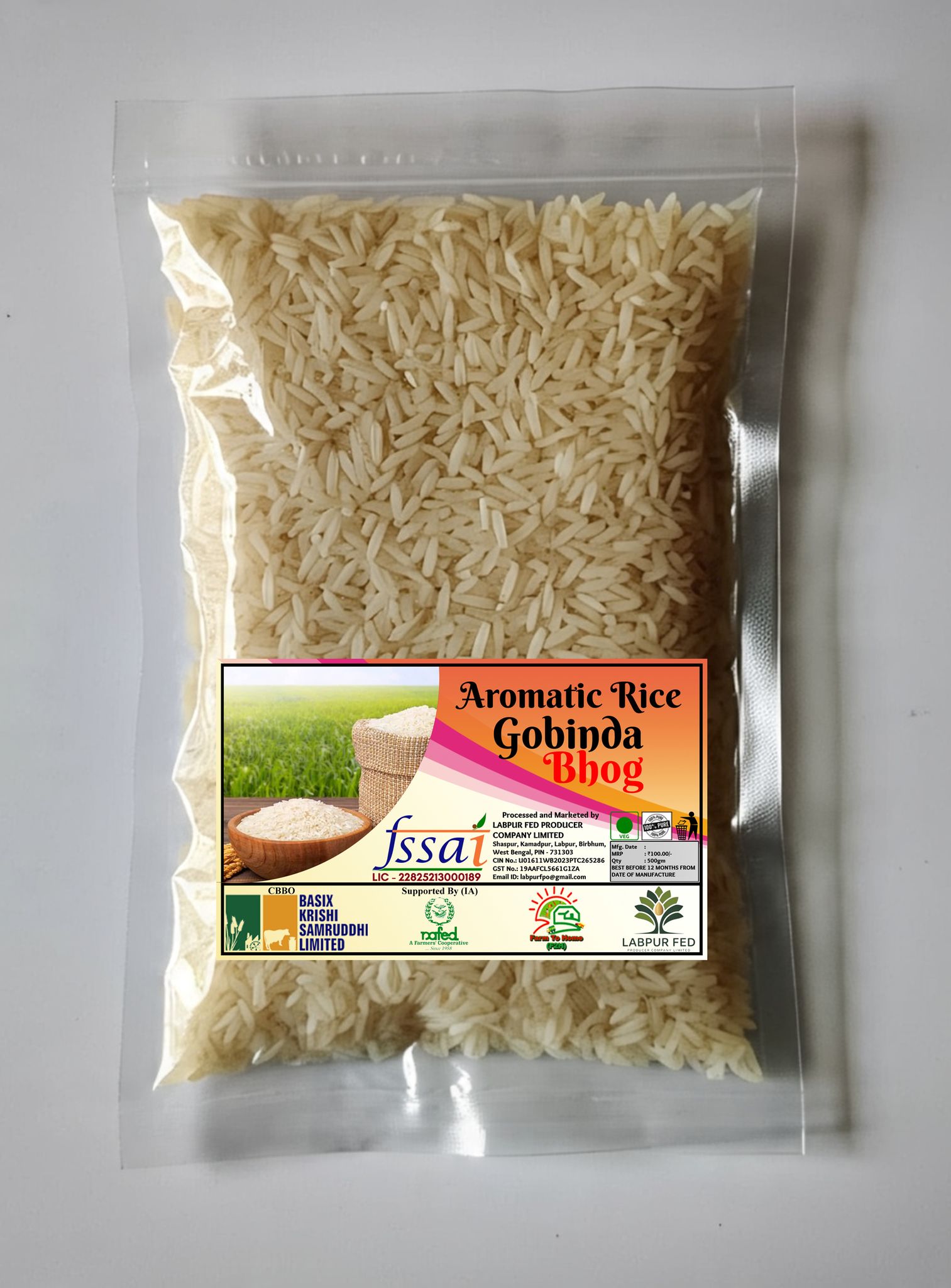 Aromatic Rice | Gobinda Bhog | 500g