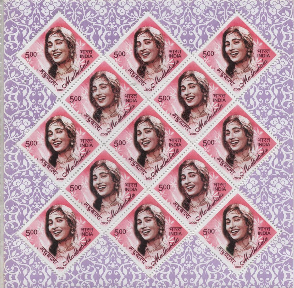 Shobhaphila's Indian Sheetlet Sheet - Madhubala Stamp 2008 - Stationery | Buy online on ZillyBuy