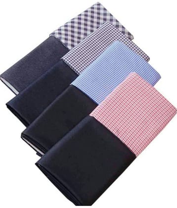 Kundan Sulz Gwalior Multi Poly Viscose Unstitched Shirts & Trousers 4 Pant & 4 Shirt Pcs