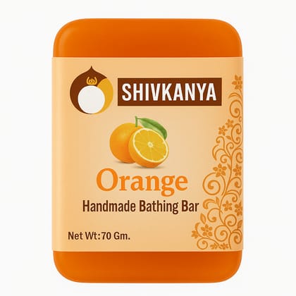 Handmade Orange Bathing  Bar