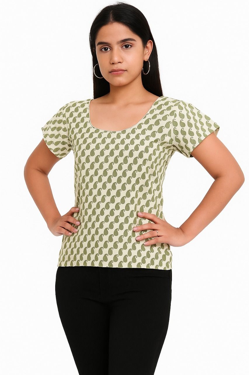 Paisley Charm Cotton top