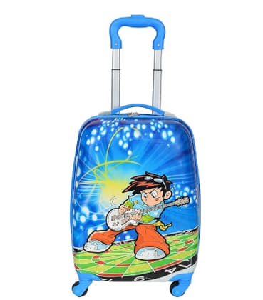 Kids' Rolling Luggage with Guitar Rockstar Design