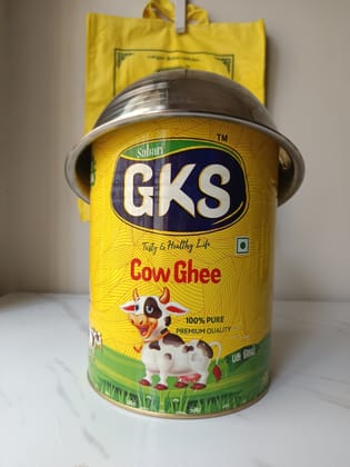 GKS Cow Ghee Jar (with Assorted Gift)