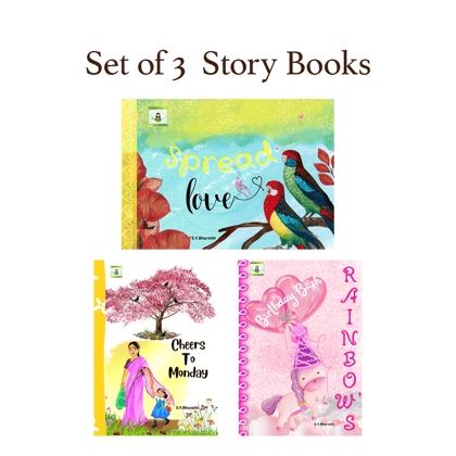 Story Books For Kids (Set of 3 Books) For Age 4-7, Short English Stories, Phonic Stories, Read Aloud to Infants, Toddlers