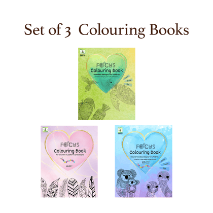 Creative Colouring Mandala For Kids (Set of 3 Books) For Age 5+ Years, Colouring Activity Book for Kids, Educational Colouring Book, Enhance Child Mind