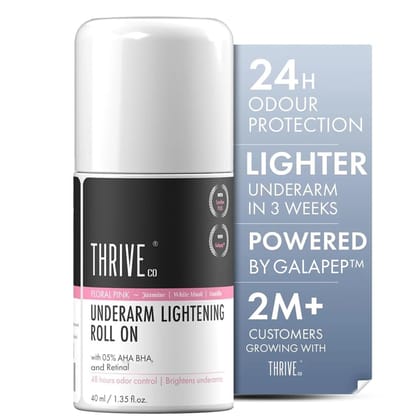 ThriveCo Underarm Lightening Roll on, 40ml