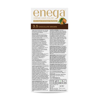 Enega No Ammonia Chocolate Brown Hair Color Cream 120ml