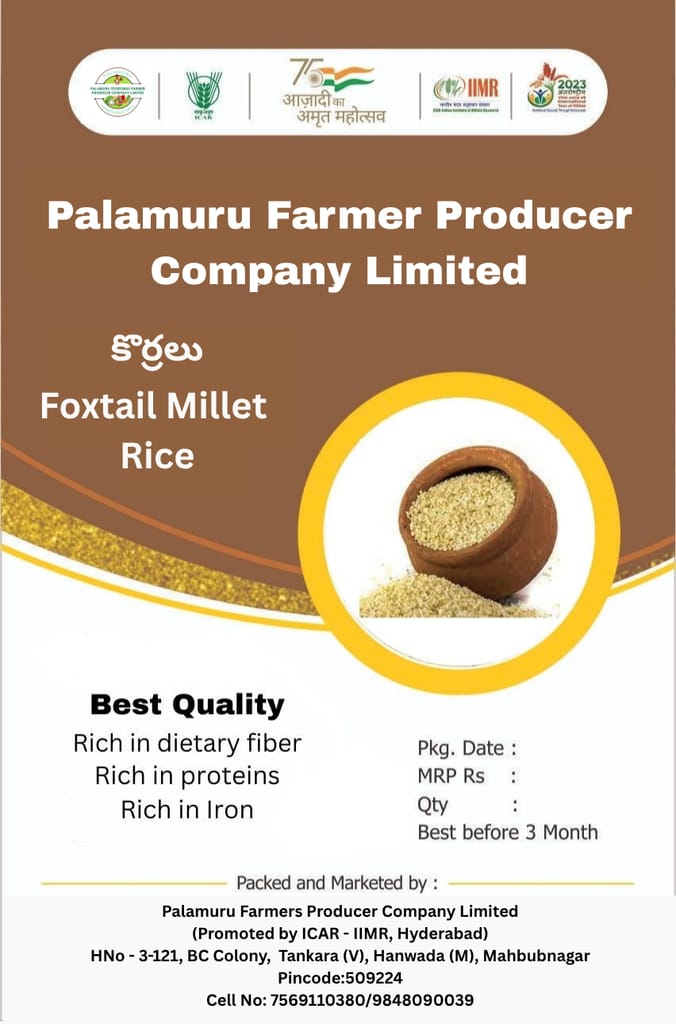 Foxtail Millet Rice