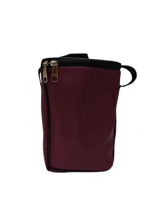 Wine Red Insulated Lunch Bag - Stylish & Durable