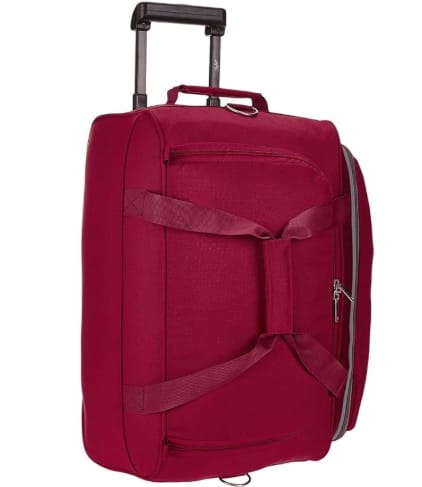 Polyester 52 cms Red Travel Duffle