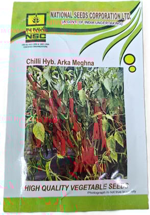NSC Hybrid Chilli- Arka Meghna -5 gram
