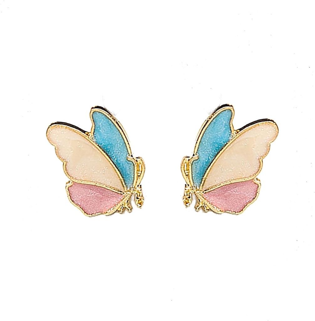 Vansh Pastel Butterfly Stud Earrings for Girls and Women - Earrings | Buy online on ZillyBuy