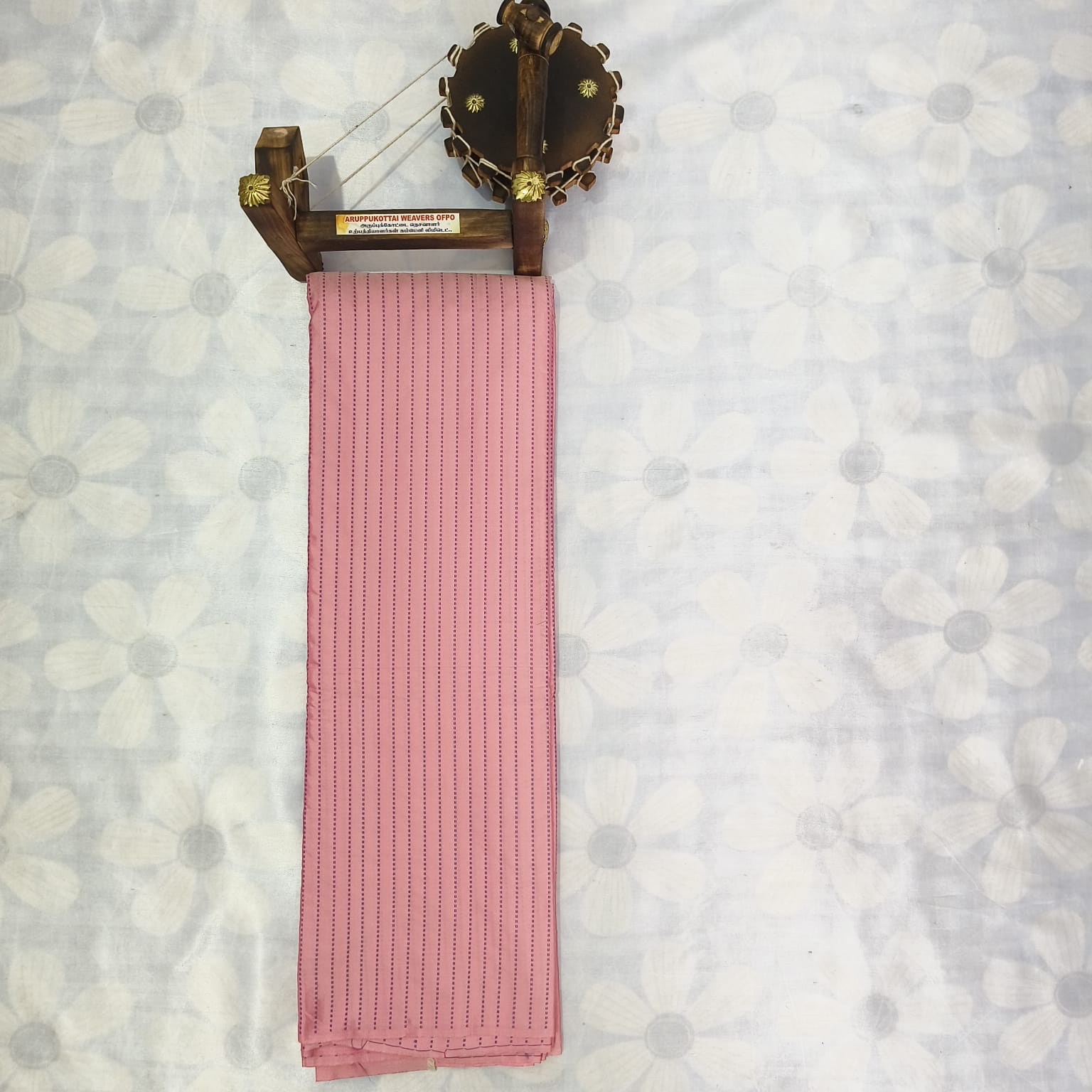 Aarani Silk Saree with Blouse - Baby Pink
