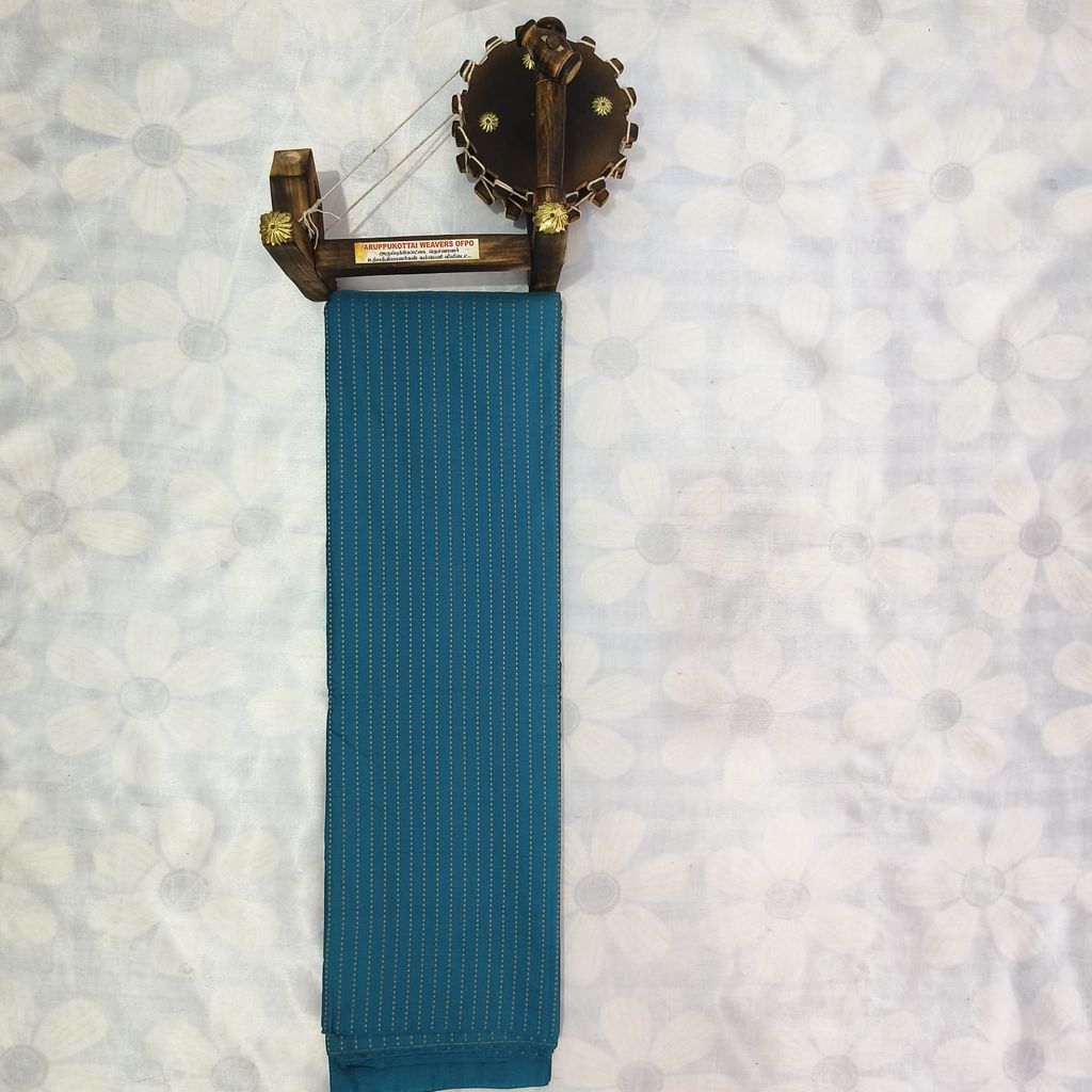 Aarani Silk Saree with Blouse - Sky Blue