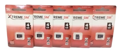 XTREME SM 4GB MicroSDHC Card - High-Speed Storage