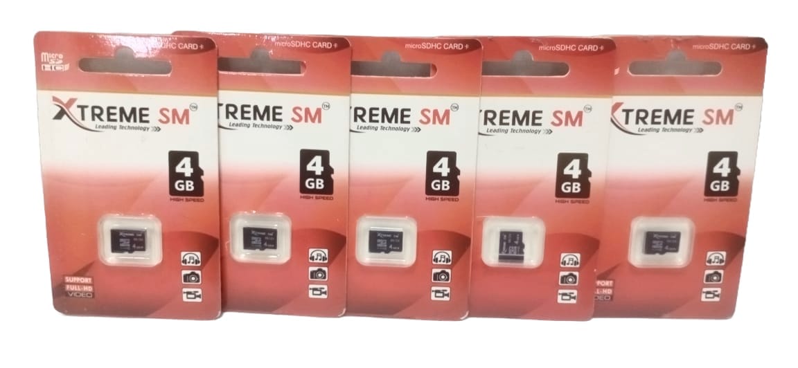 XTREME SM 4GB MicroSDHC Card - High-Speed Storage