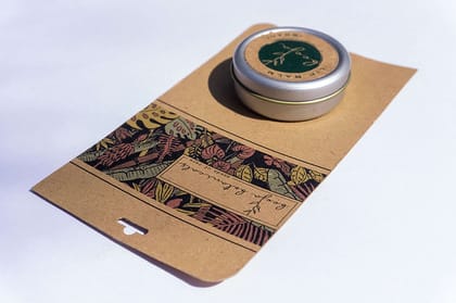 Orange leave on lip butter