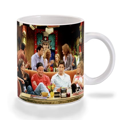 Multicolor Friends And Joeys Interview Ceramic Mug