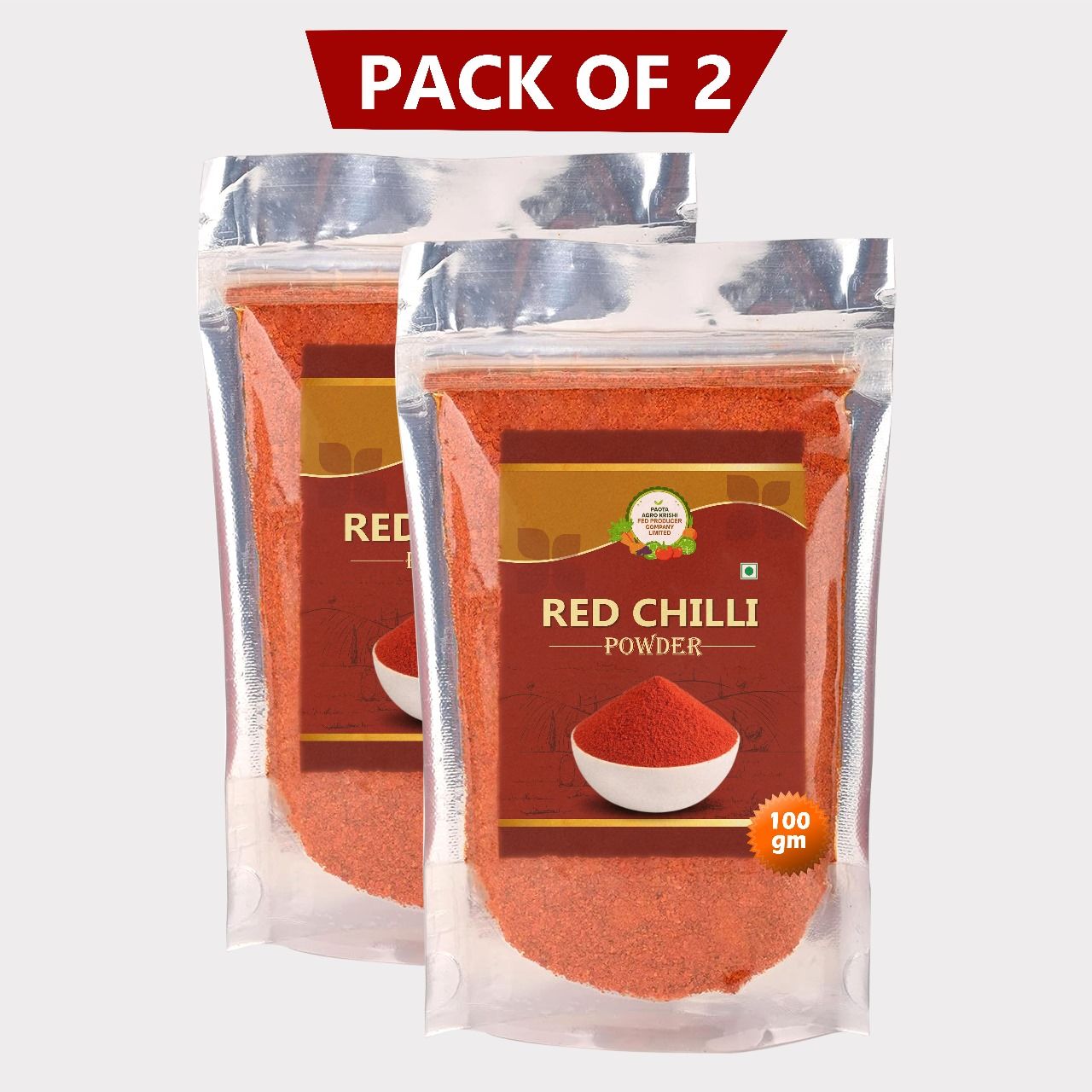 Red Chilli Powder (100 gm) Pack of 2
