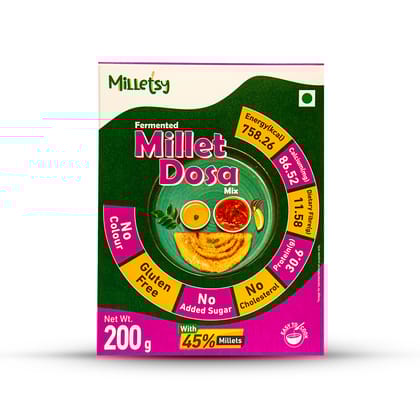 Milletsy Millet Dosa Instant Mix (Fermented)