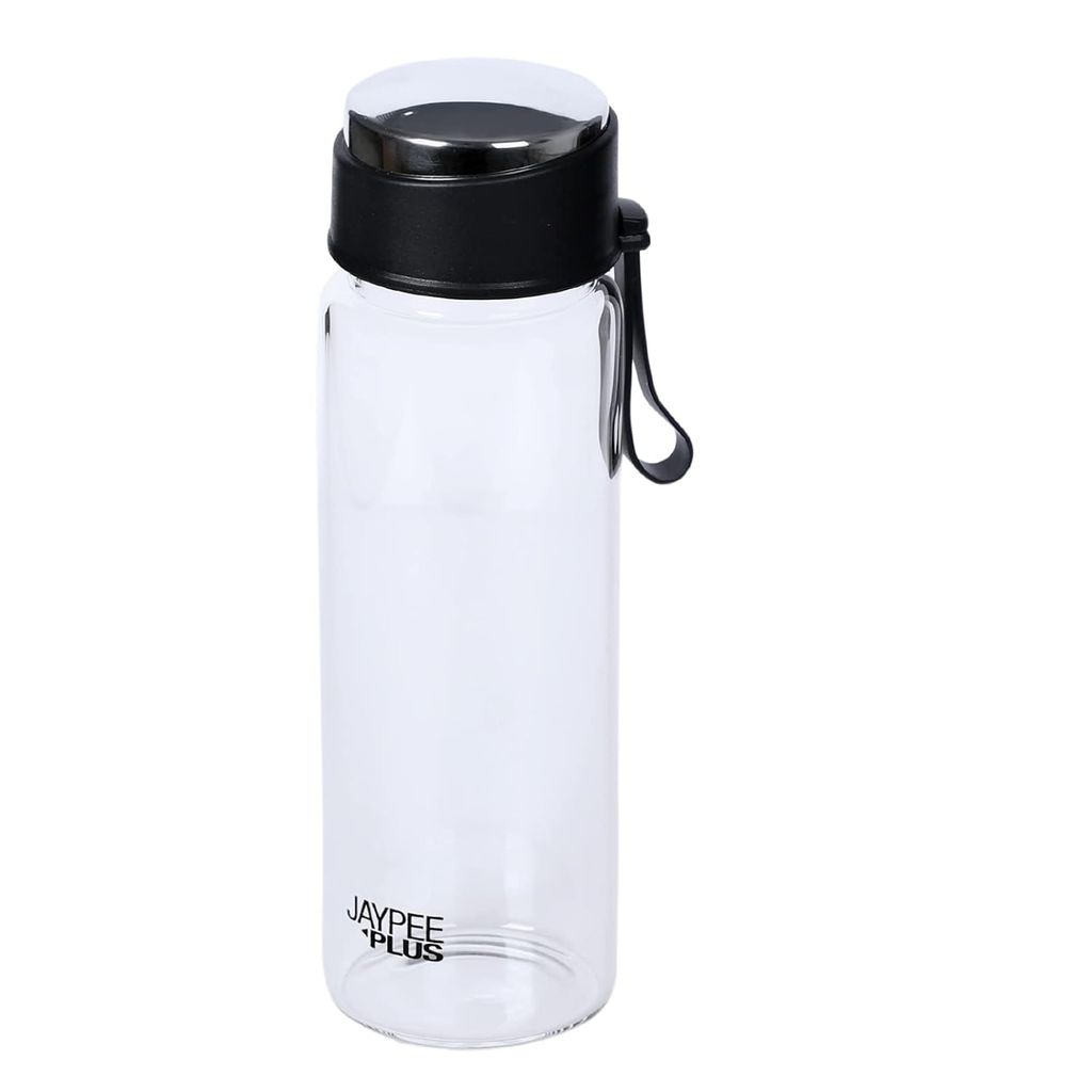 Jaypee Plus Turtle 400ML Black Borosilicate Glass Bottle