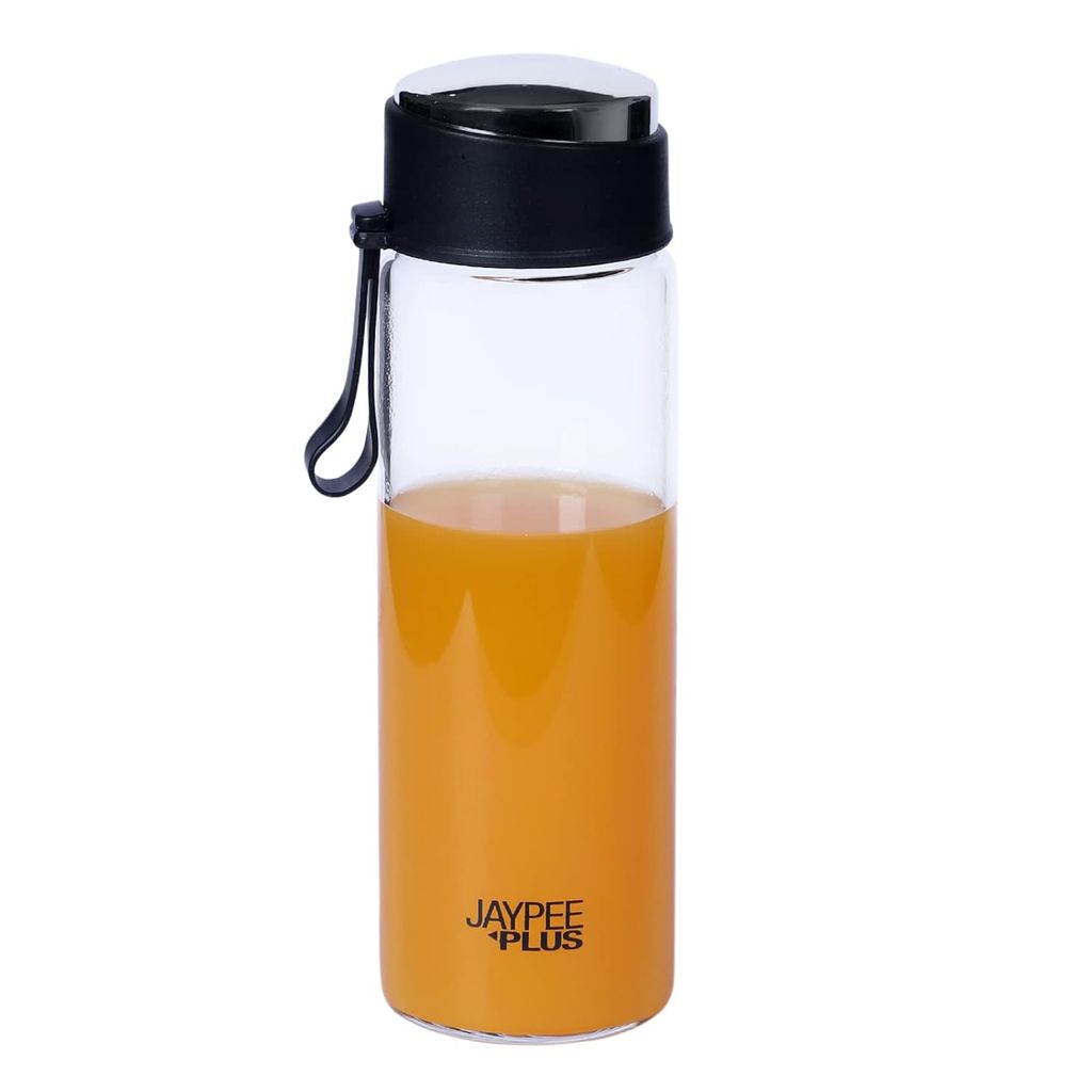 Jaypee Plus Turtle 400ML Black Borosilicate Glass Bottle