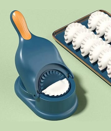 Chopwell Blue Virgin Plastic Momos/Gujiya Maker Machine (Set of 1)