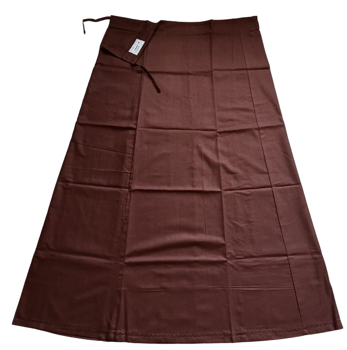 Brown Cotton Petticoat - Comfortable & Versatile