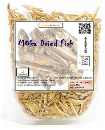 Moka Dried Fish - Premium Quality from India - 1Kg Moka Dried Fish - Premium Quality from India - 1Kg