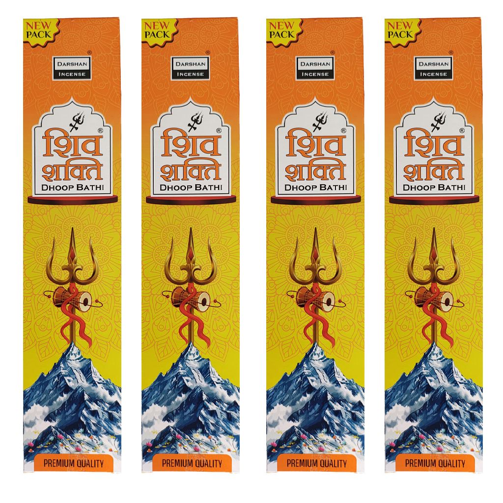 DARSHAN INCENSE SHIV SHAKTI 85G (Pack of 4)