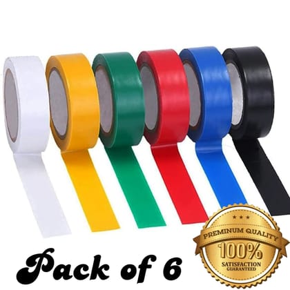 PVC Electrical Tapes Pack of 6