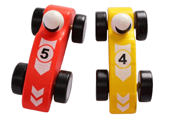 Wooden Race Cars Set - Durable & Fun Toy Cars for Kids