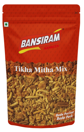 BANSIRAM TIKHA MITHA MIX STANDEE PACK 400 GM (NAMKEEN)
