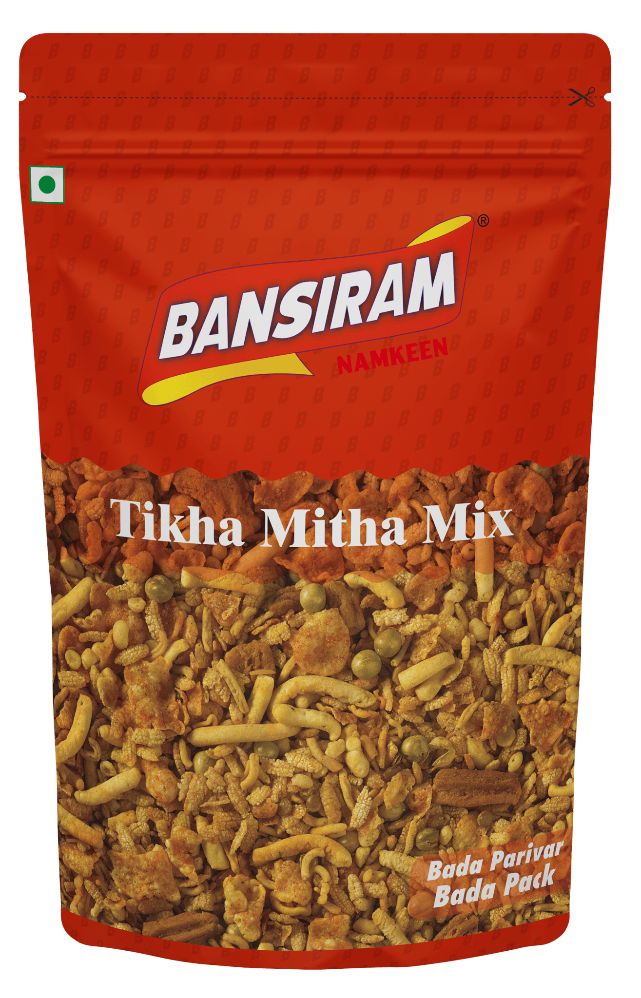 BANSIRAM TIKHA MITHA MIX STANDEE PACK 400 GM (NAMKEEN)