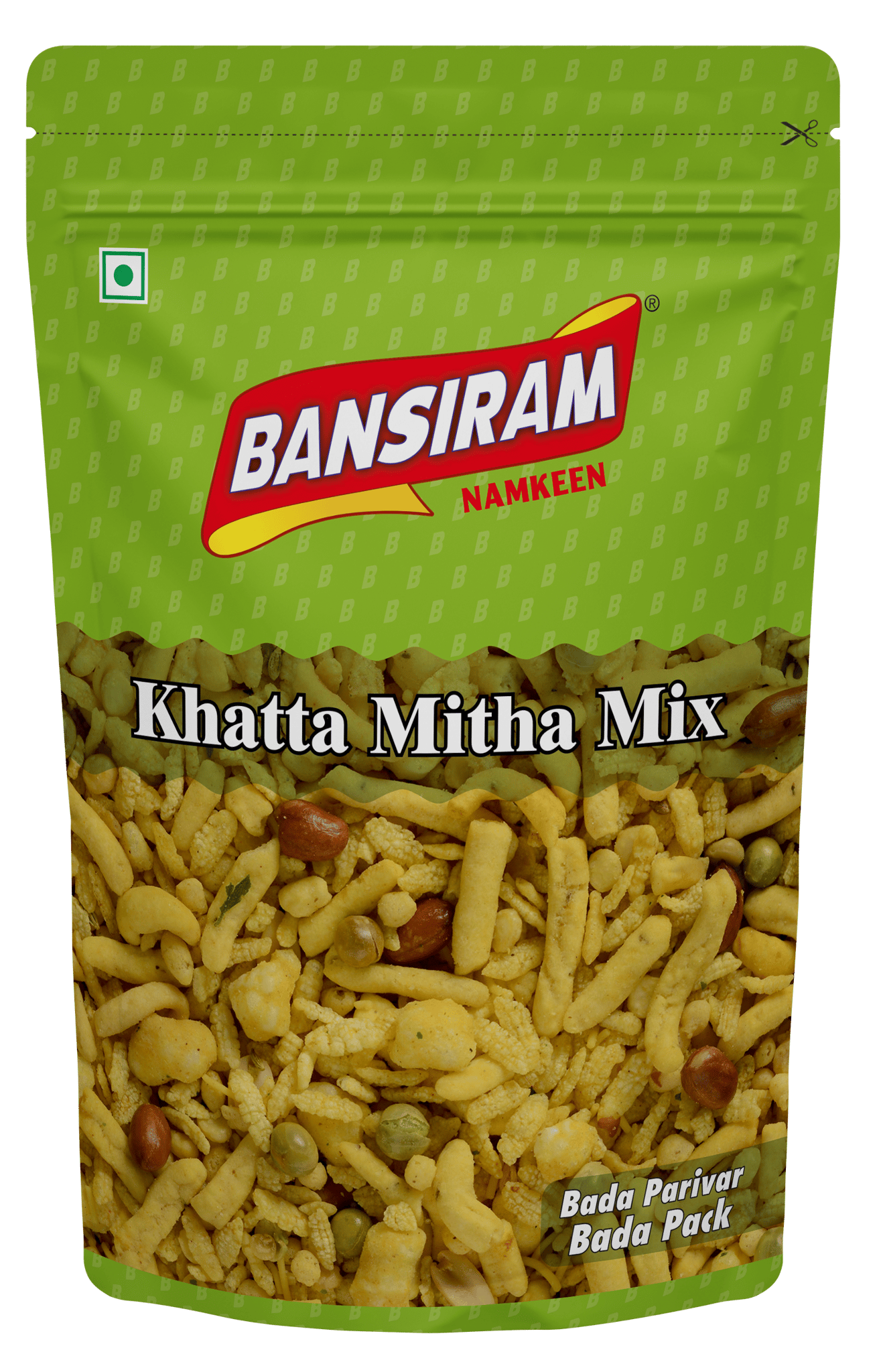 BANSIRAM KHATTA MITHA MIX STANDEE PACK 400GM (NAMKEEN)