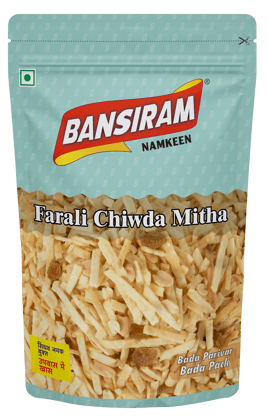 BANSIRAM FARALI CHIWDA MITHA STANDEE PACK 350GM (NAMKEEN)