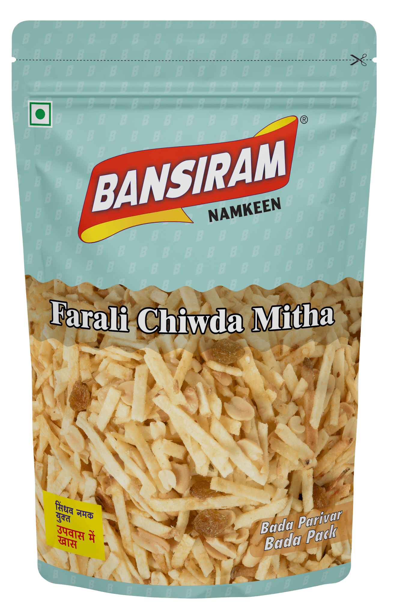 BANSIRAM FARALI CHIWDA MITHA STANDEE PACK 350GM (NAMKEEN)