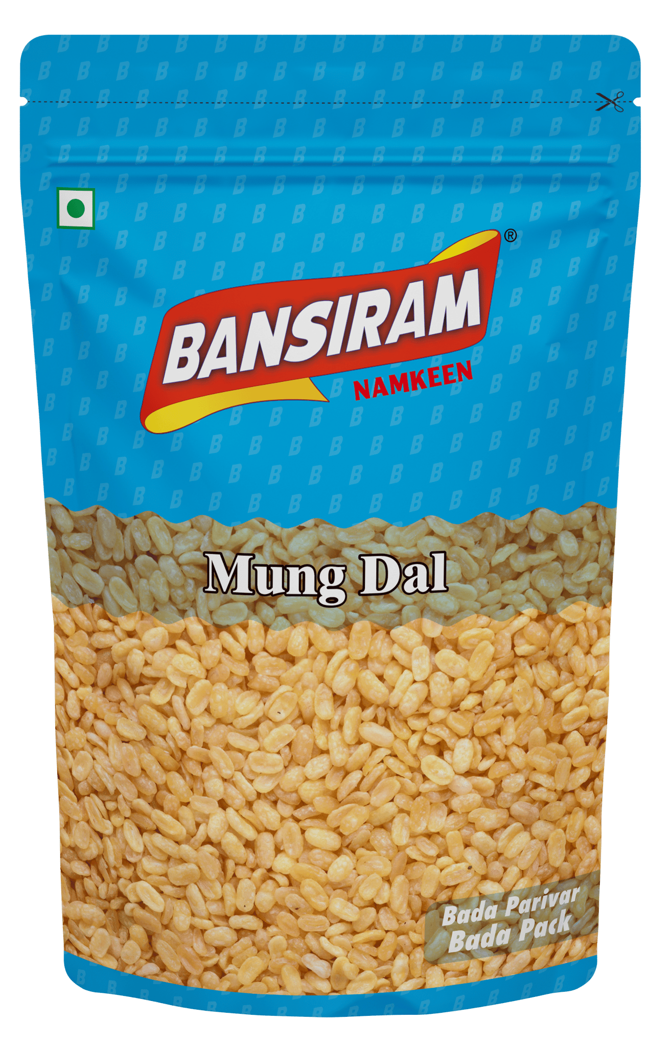 BANIRAM MUNG DAL STANDEE PACK 350GM (NAMKEEN)